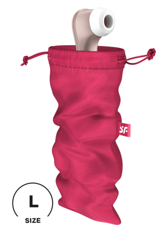 Sac de rangement sextoys rose taille L Treasure Bag Satisfyer - CC597884